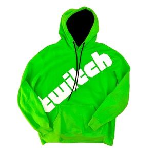 Twitch lime green hoodie